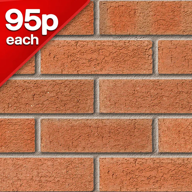 Cheshire Weathered Facing Brick 73mm Pack of 404 10000803