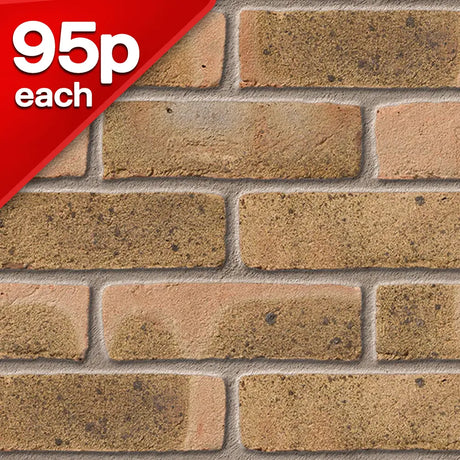 Coleridge Yellow Multi Facing Brick Pack of 500 10000807