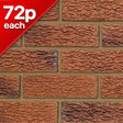 Dornoch Red Rustic Facing Brick Pack of 500 10000814