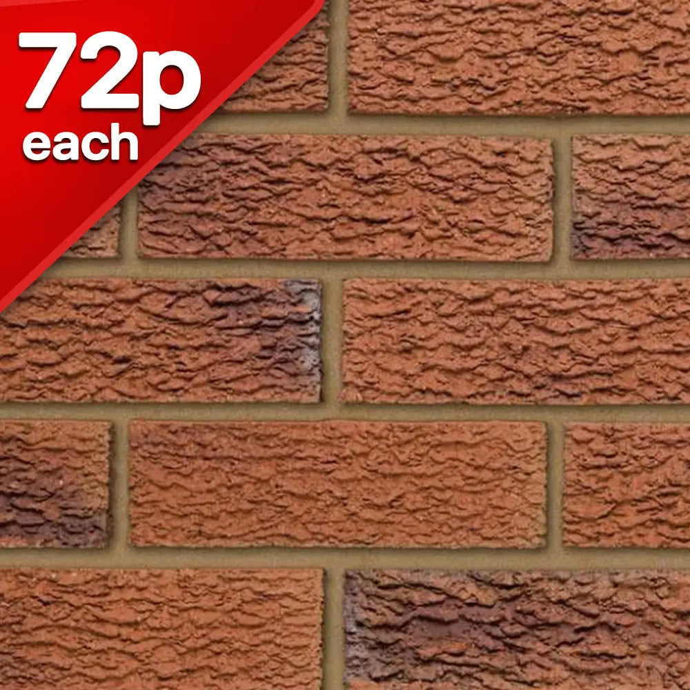 Dornoch Red Rustic Facing Brick Pack of 500 10000814