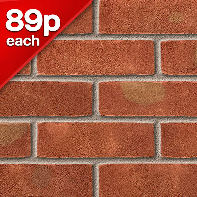 Dorset Multi Red Stock Facing Brick Pack of 500 10000815