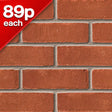 Dorset Red Stock Facing Brick Pack of 500 10000816