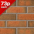 Etruria Mixture Facing Brick Pack of 500 10000817