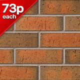 Etruria Mixture Facing Brick Pack of 500 10000817