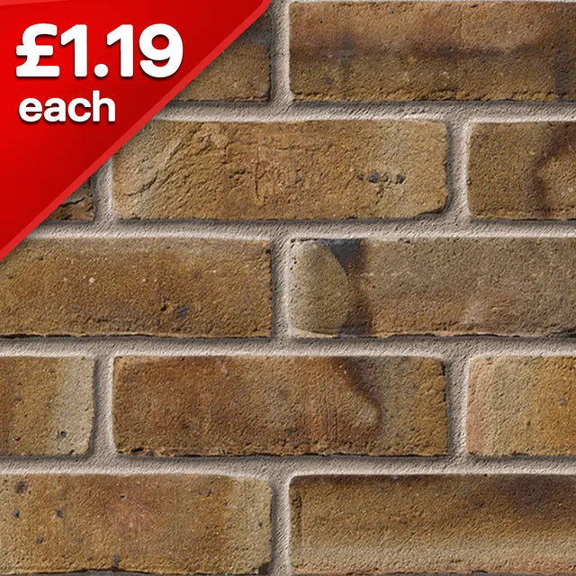 Funton Old Chelsea Yellow Facing Brick Pack of 500 10000818