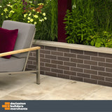 Himley Dark Brown Rustic Facing Brick Pack of 360 10000829