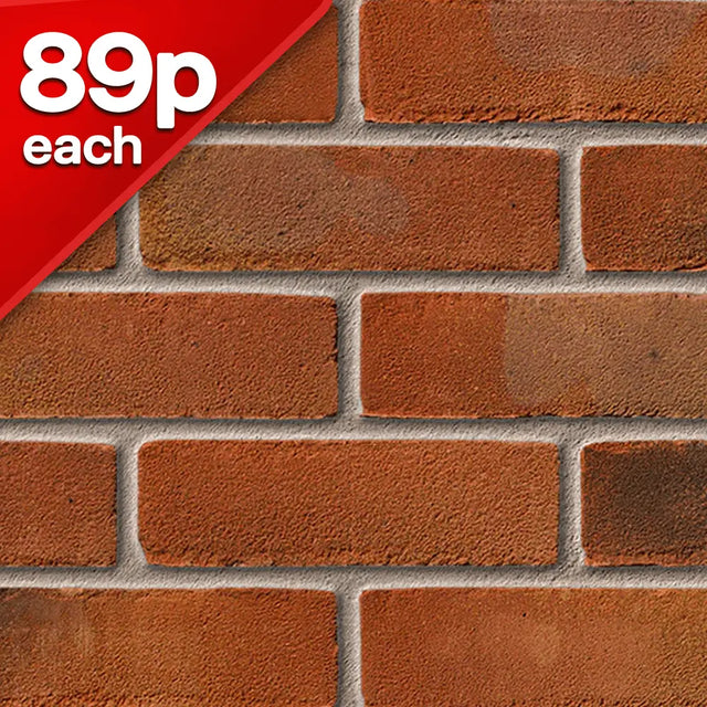 Leicester Autumn Multi Facing Brick Pack of 500 10000843