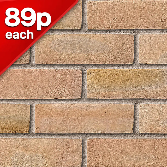 Leicester Multi Yellow Stock Facing Brick Pack of 430 10000846