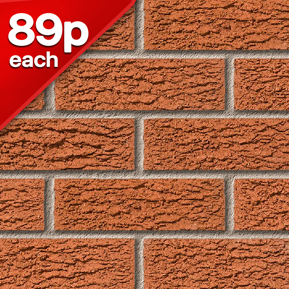 Manorial Red Facing Brick 65mm Pack of 500