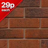 65mm Darlaston Weathered N/S Facing Brick Pack of 1000