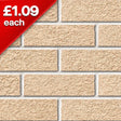 Mixed Buff Rustic Facing Brick Pack of 500 10000867