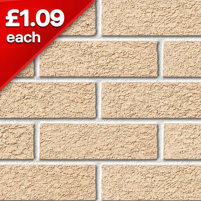 Mixed Buff Rustic Facing Brick Pack of 500 10000867