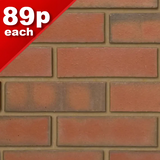 Multi Red Smooth Facing Brick Pack of 500