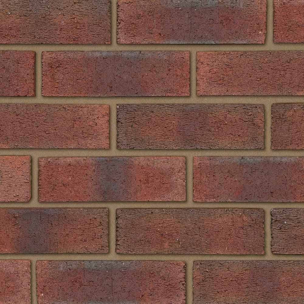 New Burntwood Red Rustic 73mm Facing Brick Pack of 332