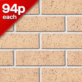 Oatmeal Textured Facing Brick Pack of 500 10000878