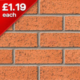 Ravenhead Red Rustic Facing Brick Pack of 404 10000888