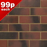Ruskin Red 73mm Facing Brick Pack of 292