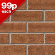 Staffordshire Multi Rustic Facing Brick Pack of 500 10000898