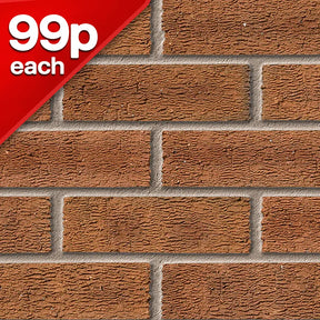 Staffordshire Multi Rustic Facing Brick Pack of 500 10000898