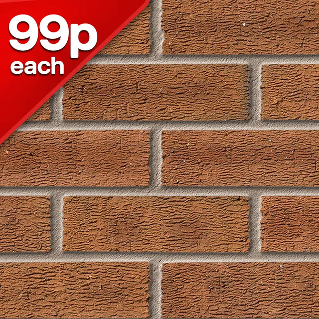 Staffordshire Multi Rustic Facing Brick Pack of 500 10000898