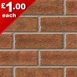 Staffordshire Multi Rustic 73mm Best Facing Brick Pack of 332