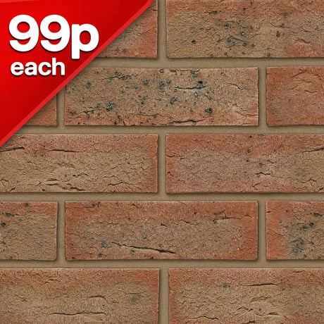 Surrey Light Multi Facing Brick Pack of 500 10000907