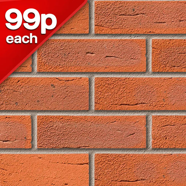 Surrey Red Multi Facing Brick Pack of 500 10000909