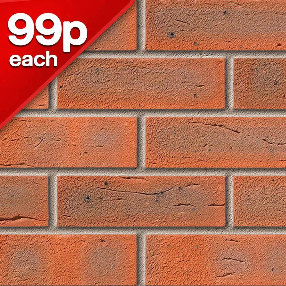 Surrey Russet Facing Brick Pack of 500 10000910