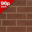 Throckley Red Rustic Facing Brick Pack of 500 10000912