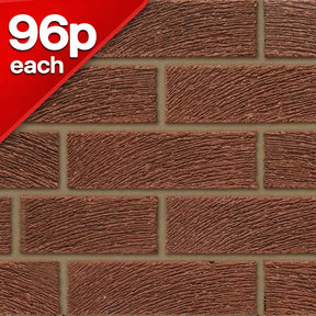 Throckley Red Rustic Facing Brick Pack of 500 10000912
