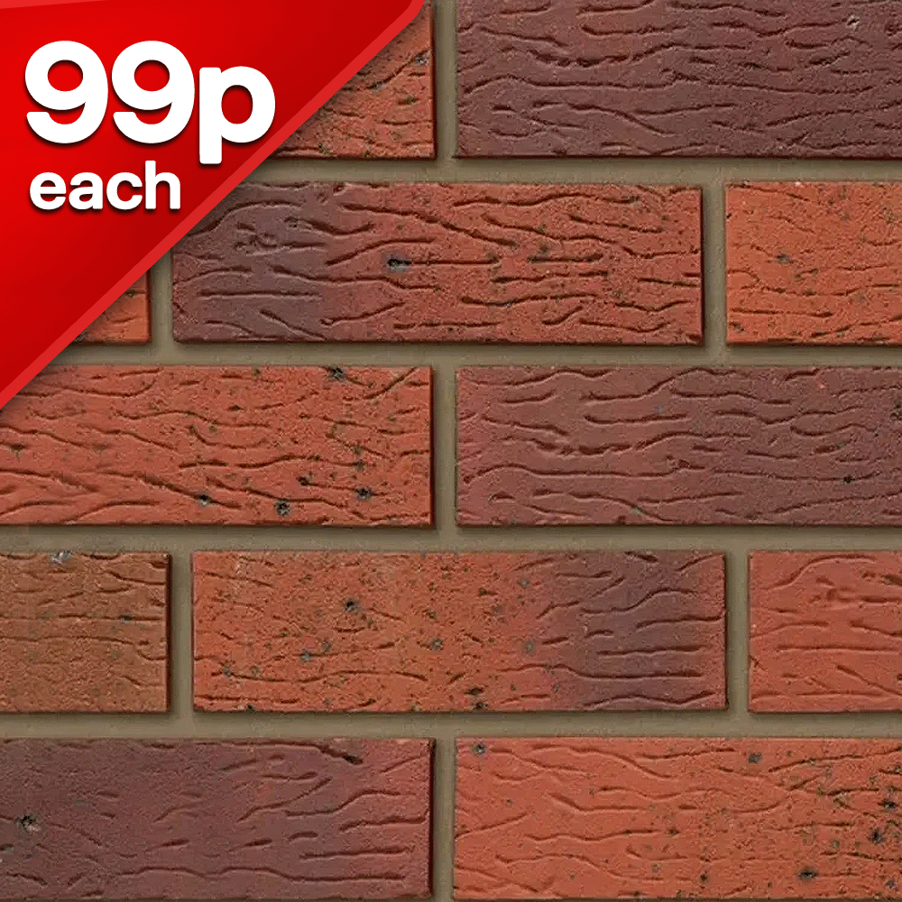 Tradesman Claygate Red Multi Facing Brick Pack of 400