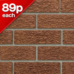 Tyne Red Bark Facing Brick Pack of 500