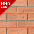 Welbeck Red Mixture Facing Brick Pack of 475