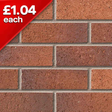 Westbrick Red Purple Multi Facing Brick Pack of 500