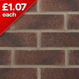Burghley Red Rustic Facing Brick Pack of 495