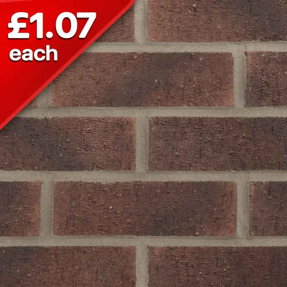 Burghley Red Rustic Facing Brick Pack of 495