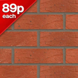 Clumber Red Facing Brick Pack of 495