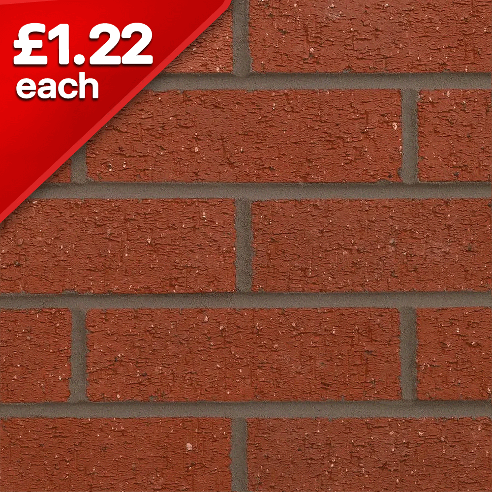 County Red Rustic 73mm Facing Brick Pack of 464