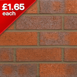 Dark Multi Rustic 73mm Facing Brick Pack of 464
