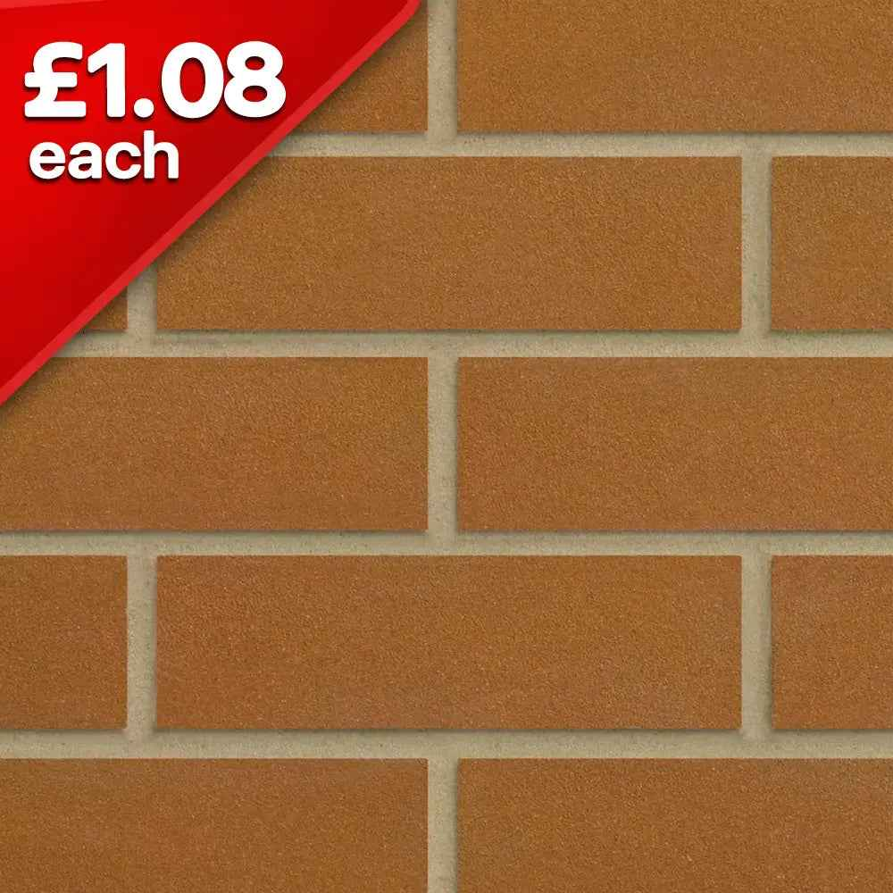 Golden Brown Sandfaced Facing Brick Pack of 504