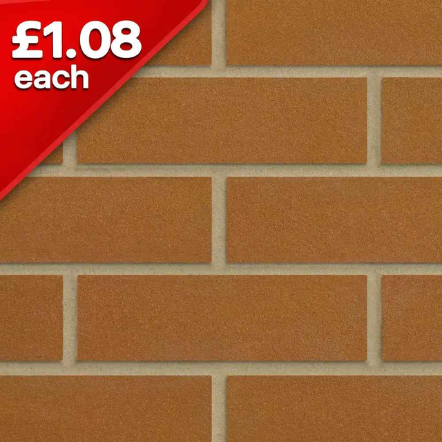 Golden Brown Sandfaced Facing Brick Pack of 504