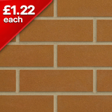 Golden Brown Sandfaced 73mm Facing Brick Pack of 464