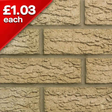 Golden Multiruf Facing Brick Pack of 500