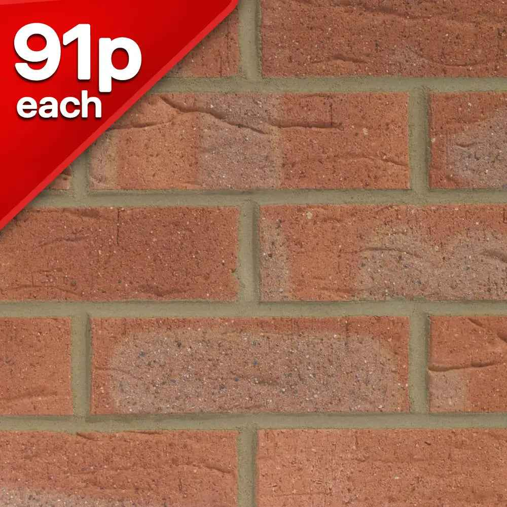 Kimbolton Red Multi Facing Brick Pack of 495
