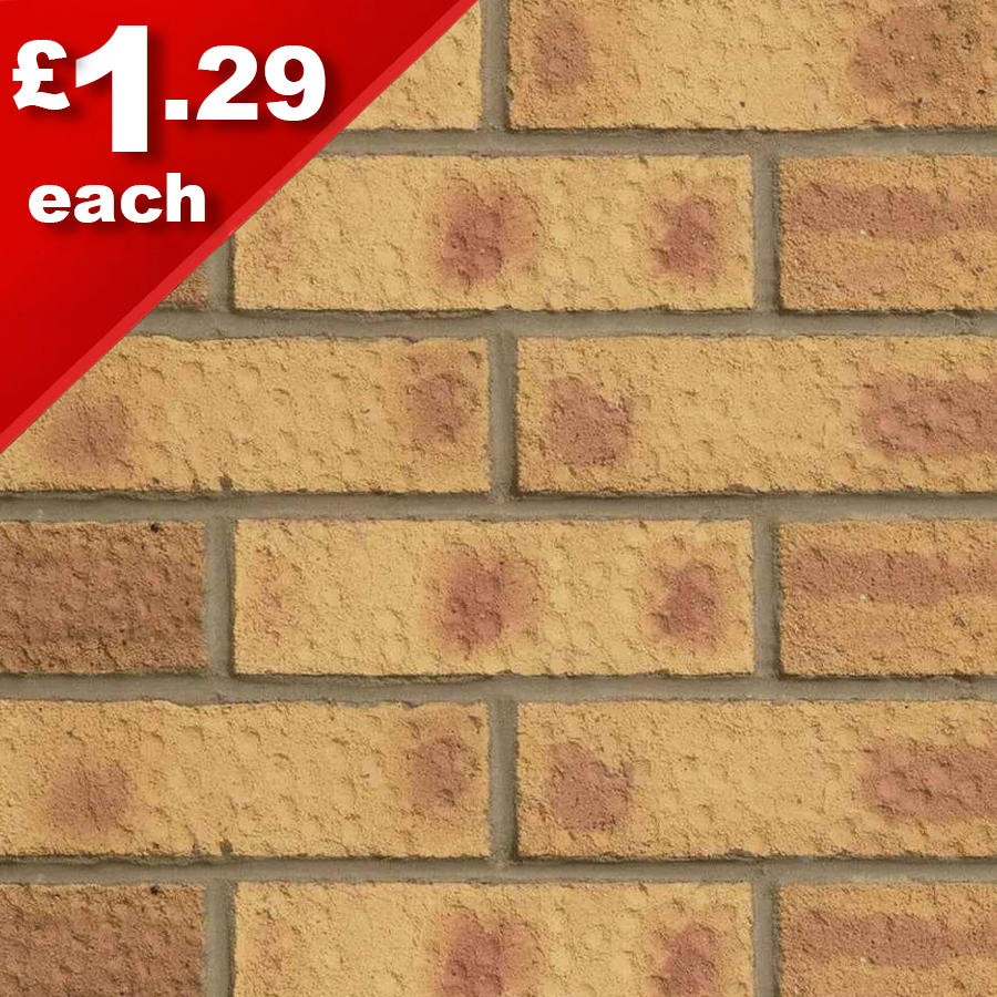 Lbc Saxon Gold Facing Brick Pack of 390