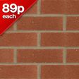 Nottingham Red Rustic Facing Brick Pack of 495