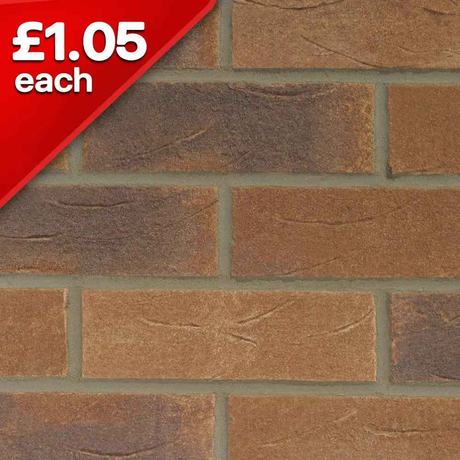 Old English Russet Facing Brick Pack of 500