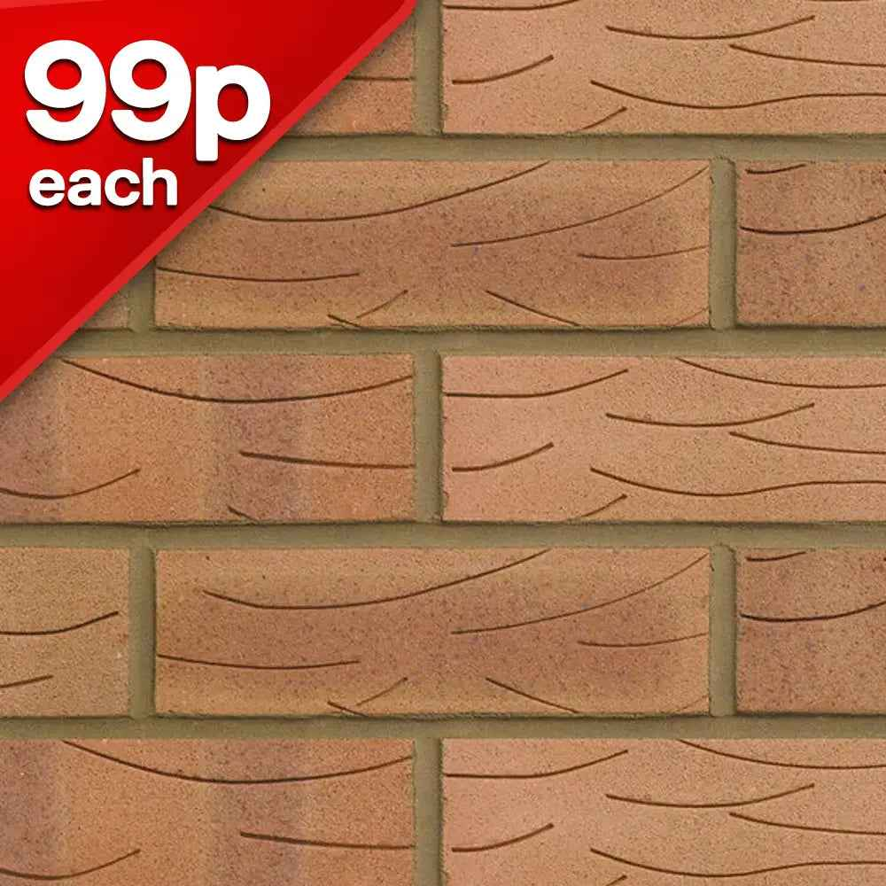 Sherwood Buff Mixture Facing Brick Pack of 495