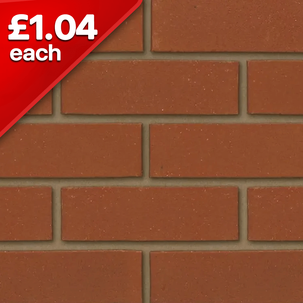 Aston Red Sandfaced 73mm Facing Brick Pack of 292