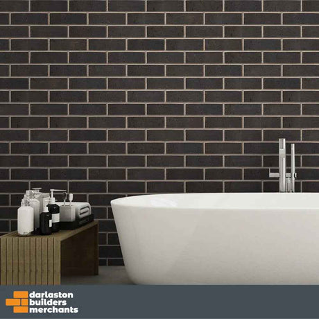 Himley Ebony Black N/S Facing Brick Pack of 316